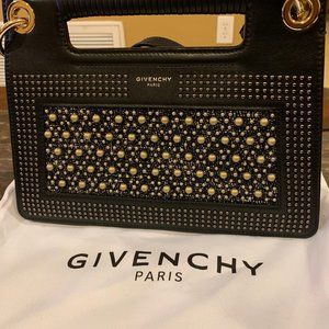 Givenchy Small Whip Studded Top Handle Bag